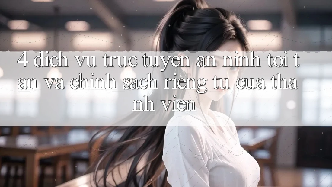 4. Dịch vụ trực tuyến An ninh Tối Tân Và Chính sách riêng tư Của Thành viên 4. Dịch vụ trực tuyến An ninh Tối Tân Và Chính sách riêng tư Của Thành viên