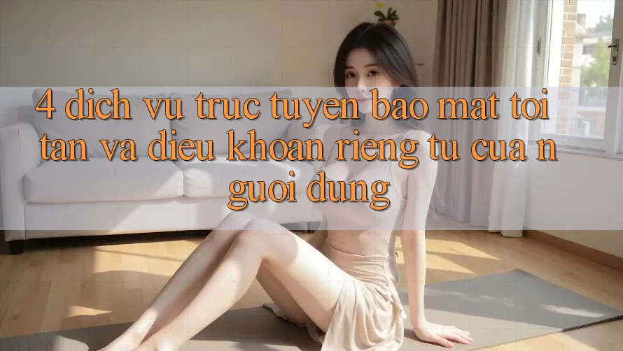 4. Dịch vụ trực tuyến Bảo Mật Tối Tân Và Điều khoản riêng tư Của Người Dùng