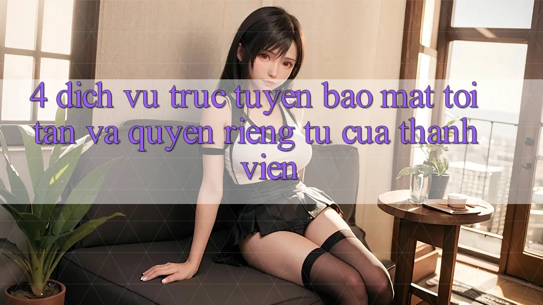 4. Dịch vụ trực tuyến Bảo mật Tối Tân Và Quyền Riêng Tư Của Thành viên 4. Dịch vụ trực tuyến Bảo mật Tối Tân Và Quyền Riêng Tư Của Thành viên