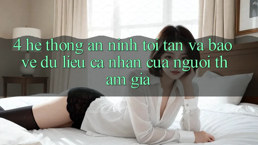 4. Hệ Thống An ninh Tối Tân Và Bảo vệ dữ liệu cá nhân Của Người tham gia