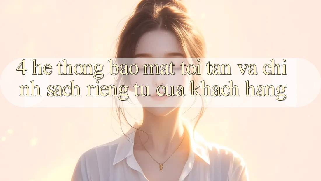 4. Hệ thống Bảo Mật Tối Tân Và Chính sách riêng tư Của Khách hàng 4. Hệ thống Bảo Mật Tối Tân Và Chính sách riêng tư Của Khách hàng