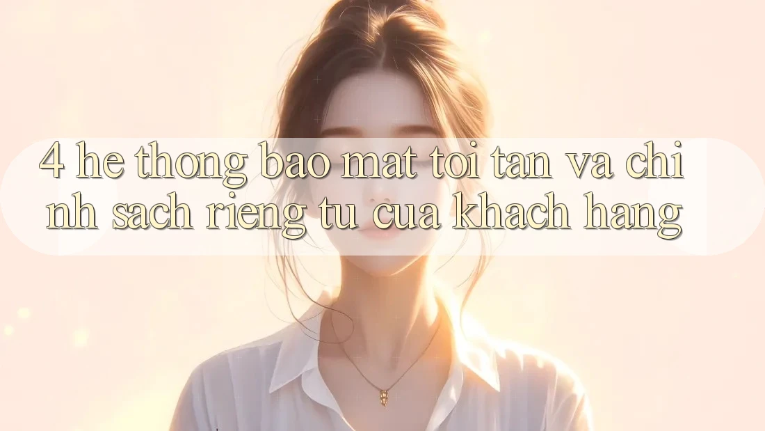 4. Hệ Thống Bảo Mật Tối Tân Và Chính sách riêng tư Của Khách hàng 4. Hệ Thống Bảo Mật Tối Tân Và Chính sách riêng tư Của Khách hàng