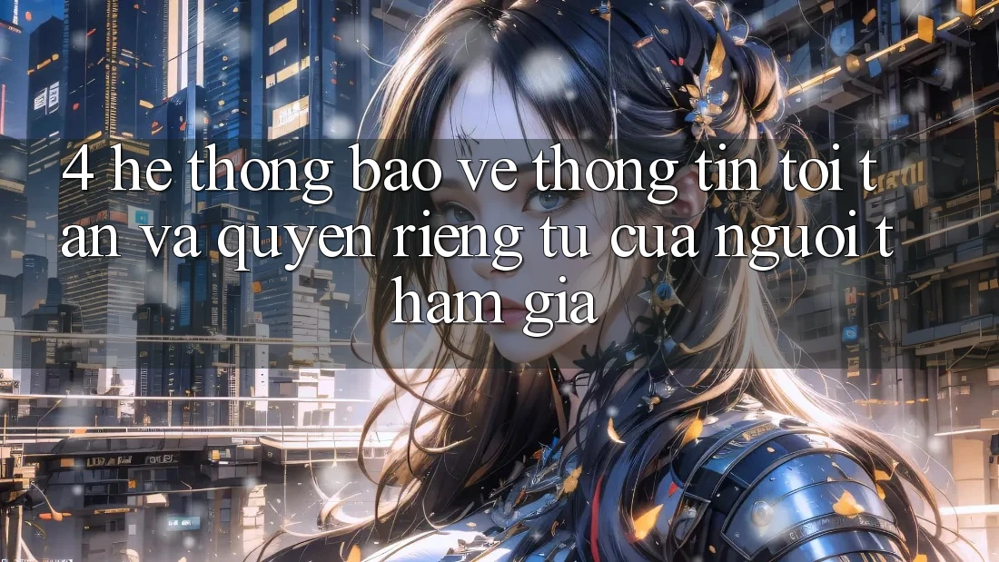 4. Hệ Thống Bảo vệ thông tin Tối Tân Và Quyền Riêng Tư Của Người tham gia 4. Hệ Thống Bảo vệ thông tin Tối Tân Và Quyền Riêng Tư Của Người tham gia