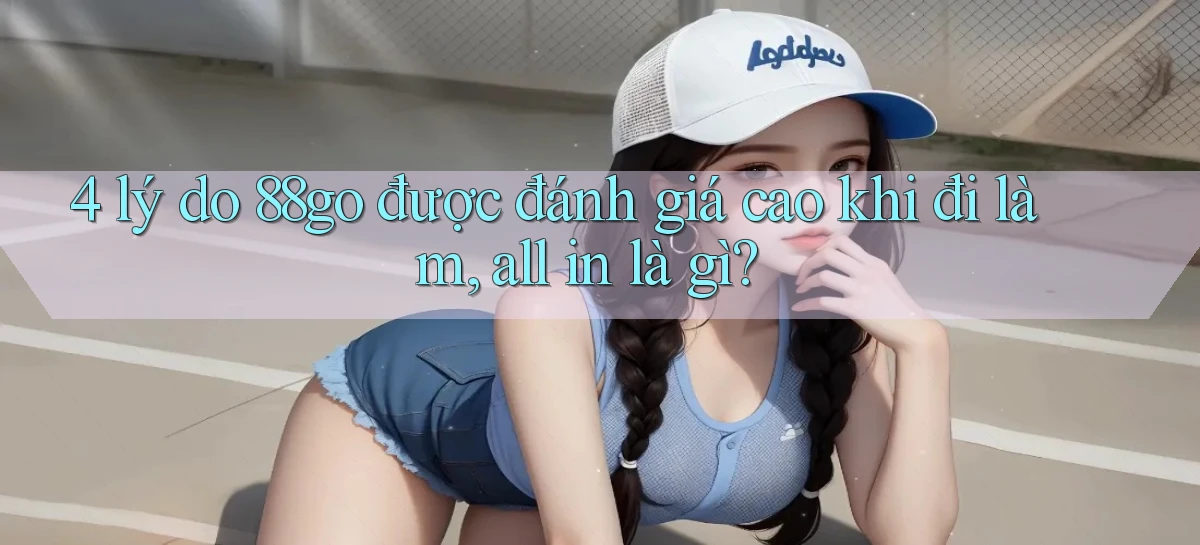 4 lý do 88go được đánh giá cao khi đi làm, all in là gì
