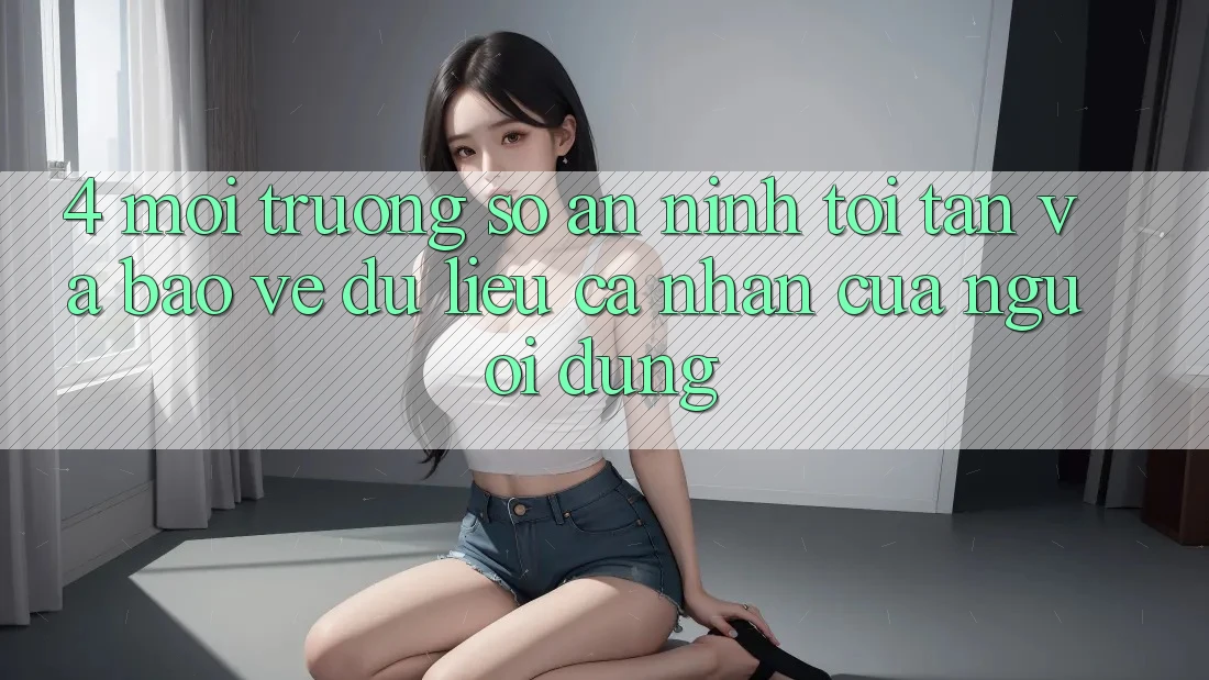 4. Môi trường số An ninh Tối Tân Và Bảo vệ dữ liệu cá nhân Của Người Dùng 4. Môi trường số An ninh Tối Tân Và Bảo vệ dữ liệu cá nhân Của Người Dùng