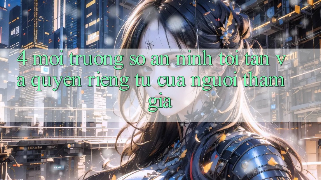 4. Môi trường số An ninh Tối Tân Và Quyền Riêng Tư Của Người tham gia 4. Môi trường số An ninh Tối Tân Và Quyền Riêng Tư Của Người tham gia