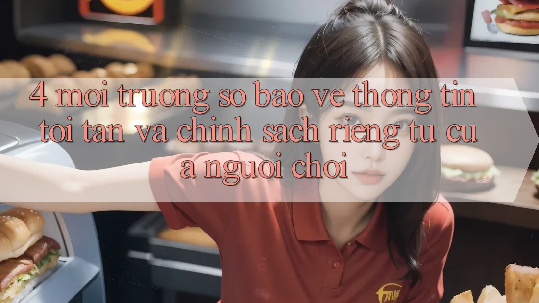 4. Môi trường số Bảo vệ thông tin Tối Tân Và Chính sách riêng tư Của Người chơi 4. Môi trường số Bảo vệ thông tin Tối Tân Và Chính sách riêng tư Của Người chơi