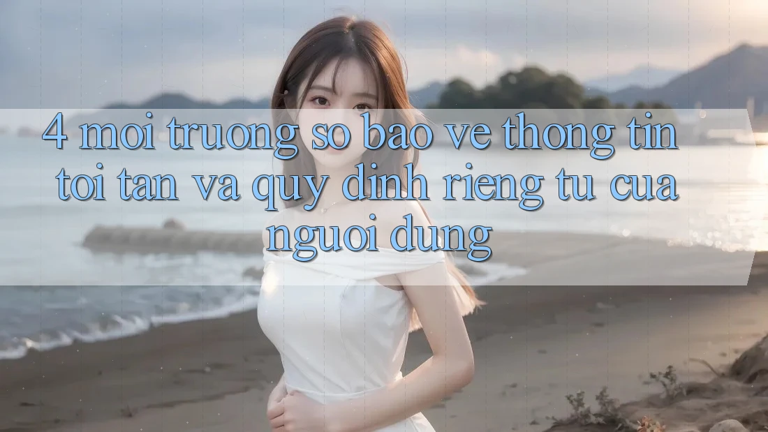 4. Môi trường số Bảo vệ thông tin Tối Tân Và Quy định riêng tư Của Người Dùng