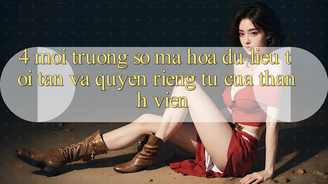 4. Môi trường số Mã hóa dữ liệu Tối Tân Và Quyền Riêng Tư Của Thành viên 4. Môi trường số Mã hóa dữ liệu Tối Tân Và Quyền Riêng Tư Của Thành viên