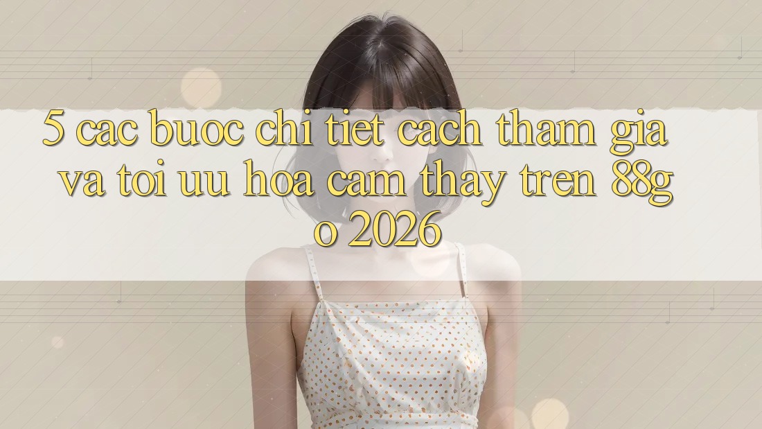5. Các bước Chi Tiết Cách Tham Gia Và Tối Ưu Hóa Cảm thấy Trên 88go 2026 5. Các bước Chi Tiết Cách Tham Gia Và Tối Ưu Hóa Cảm thấy Trên 88go 2026