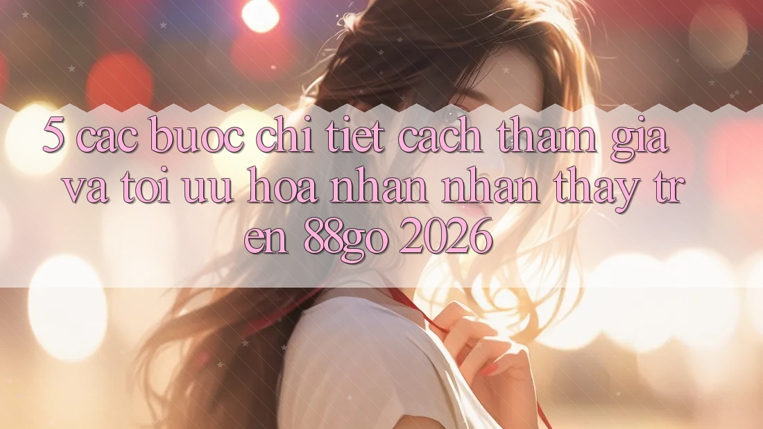 5. Các bước Chi Tiết Cách Tham Gia Và Tối Ưu Hóa Nhận nhận thấy Trên 88go 2026