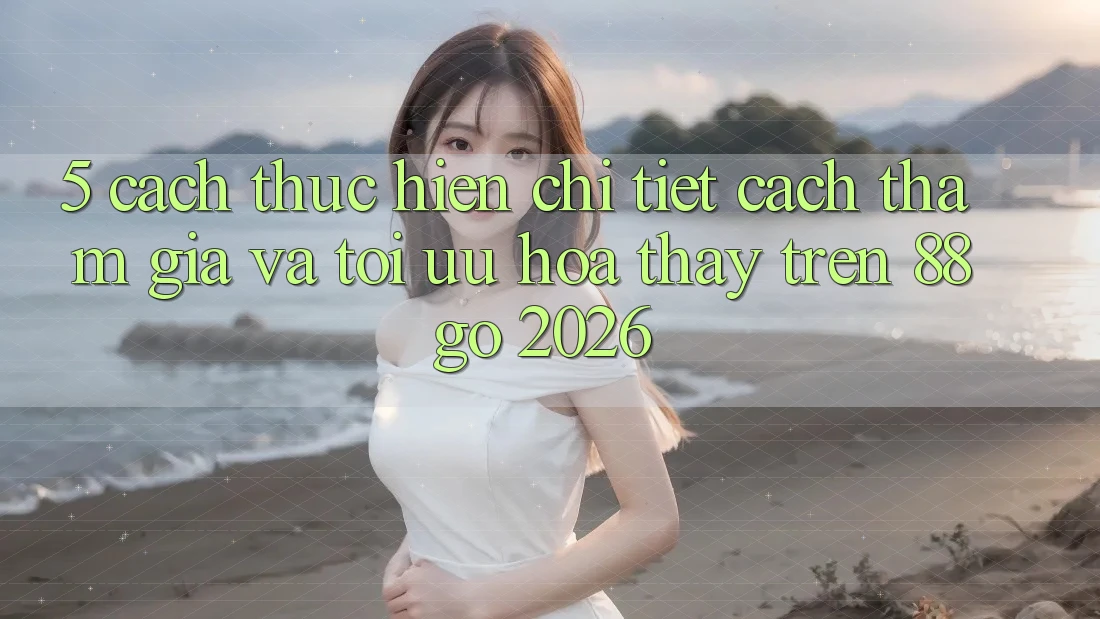 5. Cách thực hiện Chi Tiết Cách Tham Gia Và Tối Ưu Hóa Thấy Trên 88go 2026 5. Cách thực hiện Chi Tiết Cách Tham Gia Và Tối Ưu Hóa Thấy Trên 88go 2026