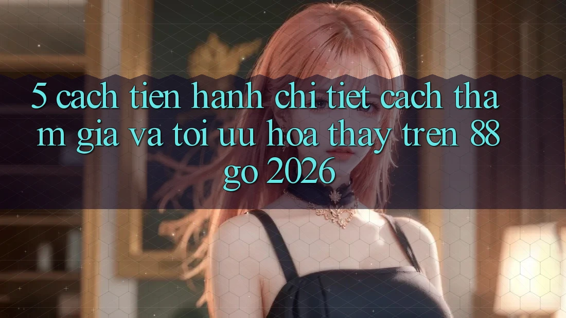 5. Cách tiến hành Chi Tiết Cách Tham Gia Và Tối Ưu Hóa Thấy Trên 88go 2026 5. Cách tiến hành Chi Tiết Cách Tham Gia Và Tối Ưu Hóa Thấy Trên 88go 2026