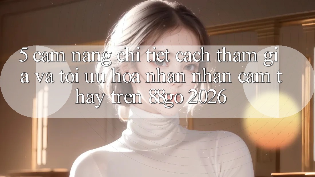 5. Cẩm nang Chi Tiết Cách Tham Gia Và Tối Ưu Hóa Nhận nhận cảm thấy Trên 88go 2026 5. Cẩm nang Chi Tiết Cách Tham Gia Và Tối Ưu Hóa Nhận nhận cảm thấy Trên 88go 2026