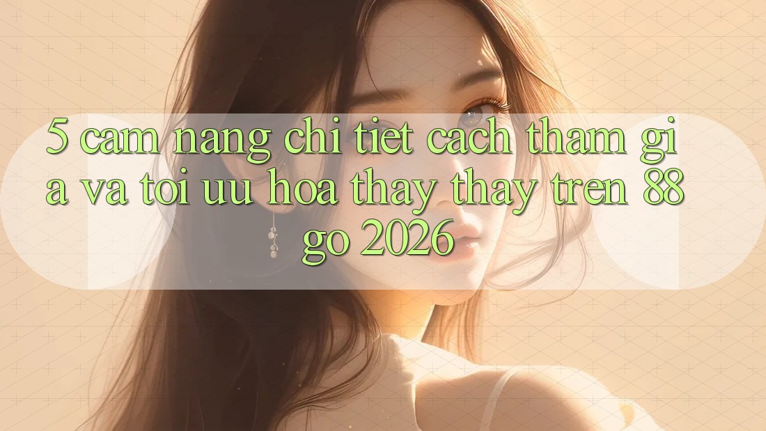 5. Cẩm nang Chi Tiết Cách Tham Gia Và Tối Ưu Hóa Thấy thấy Trên 88go 2026 5. Cẩm nang Chi Tiết Cách Tham Gia Và Tối Ưu Hóa Thấy thấy Trên 88go 2026