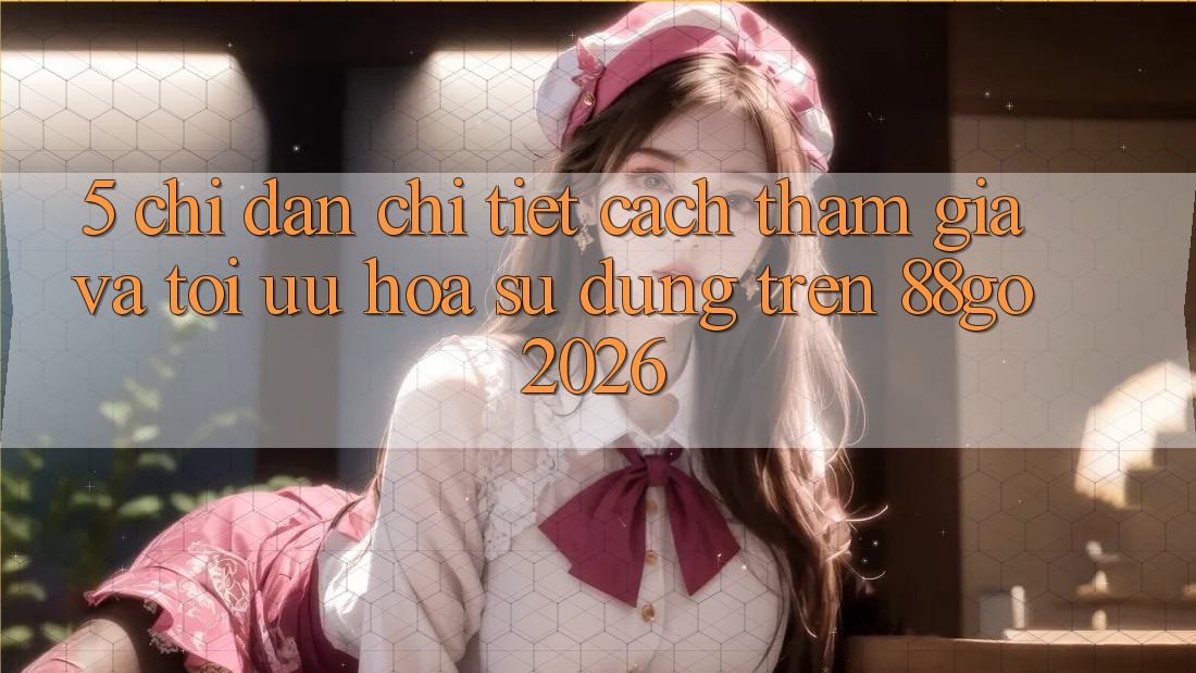 5. Chỉ dẫn Chi Tiết Cách Tham Gia Và Tối Ưu Hóa Sử dụng Trên 88go 2026 5. Chỉ dẫn Chi Tiết Cách Tham Gia Và Tối Ưu Hóa Sử dụng Trên 88go 2026