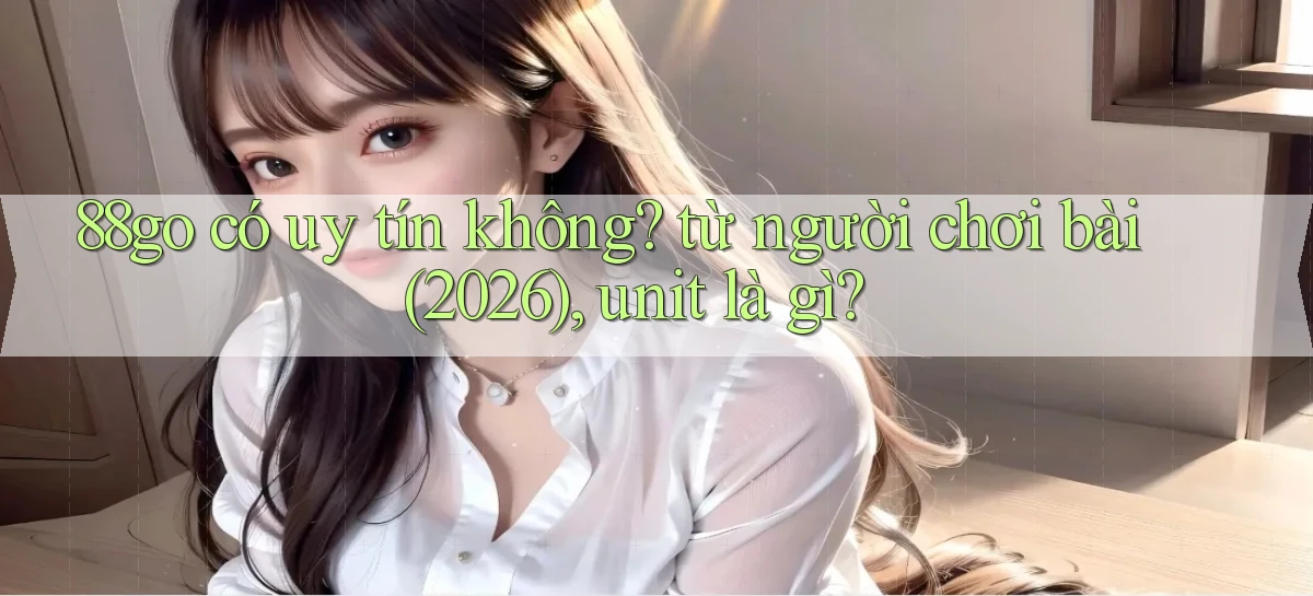 88go có uy tín không từ người chơi bài (2026), unit là gì