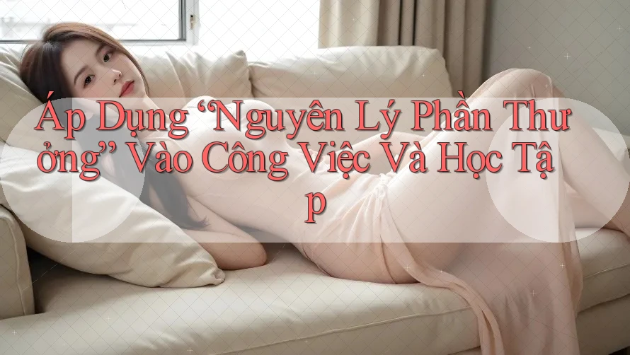 Áp Dụng “Nguyên Lý Phần Thưởng” Vào Công Việc Và Học Tập Áp Dụng “Nguyên Lý Phần Thưởng” Vào Công Việc Và Học Tập