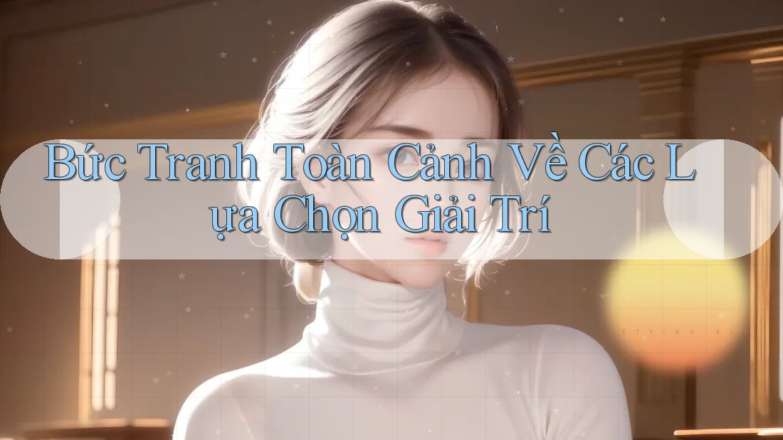 Bức Tranh Toàn Cảnh Về Các Lựa Chọn Giải Trí