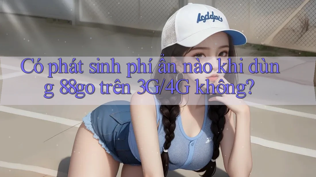 Có phát sinh phí ẩn nào khi dùng 88go trên 3G/4G không?