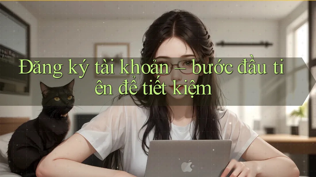 Đăng ký tài khoản – bước đầu tiên để tiết kiệm