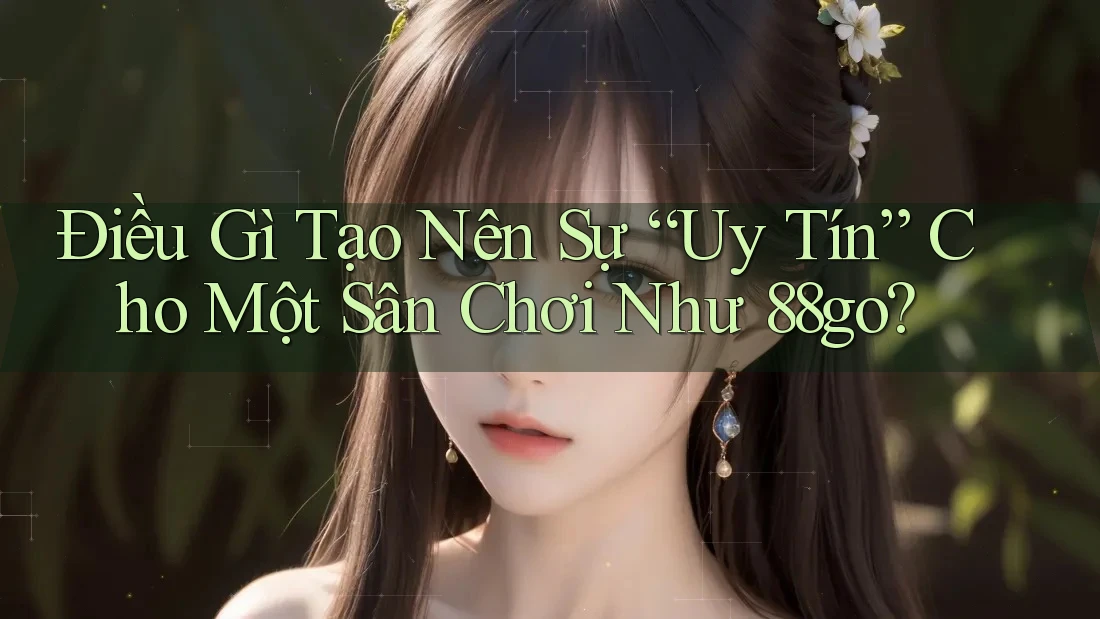 Điều Gì Tạo Nên Sự “Uy Tín” Cho Một Sân Chơi Như 88go?