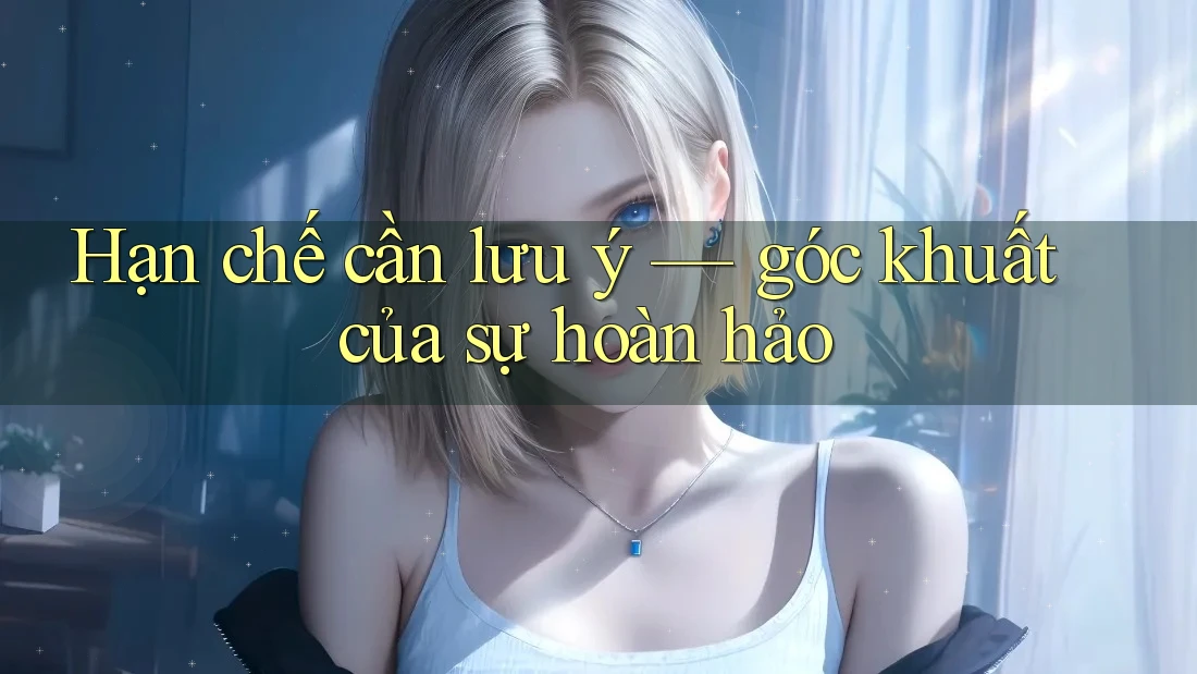 Hạn chế cần lưu ý: Góc khuất của sự hoàn hảo