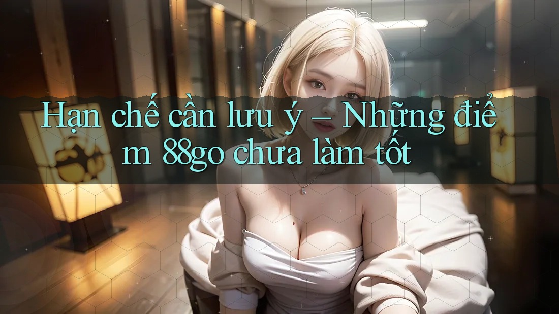 Hạn chế cần lưu ý – Những điểm 88go chưa làm tốt Hạn chế cần lưu ý – Những điểm 88go chưa làm tốt
