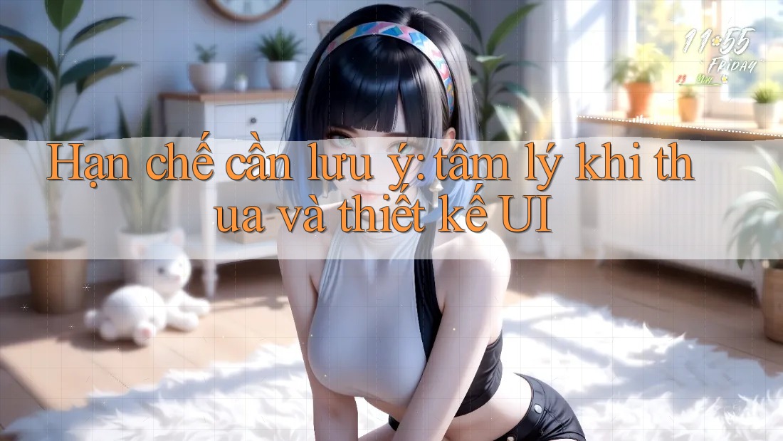 Hạn chế cần lưu ý: tâm lý khi thua và thiết kế UI Hạn chế cần lưu ý: tâm lý khi thua và thiết kế UI