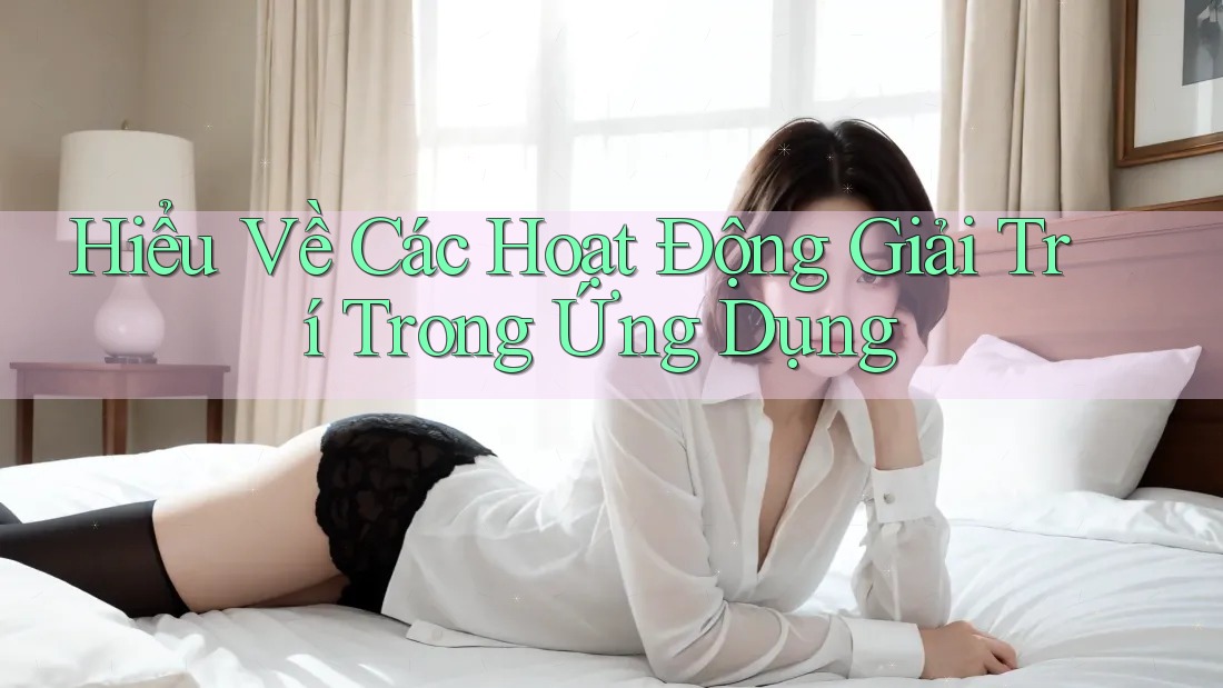 Hiểu Về Các Hoạt Động Giải Trí Trong Ứng Dụng Hiểu Về Các Hoạt Động Giải Trí Trong Ứng Dụng