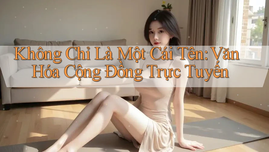 Không Chỉ Là Một Cái Tên: Văn Hóa Cộng Đồng Trực Tuyến Không Chỉ Là Một Cái Tên: Văn Hóa Cộng Đồng Trực Tuyến