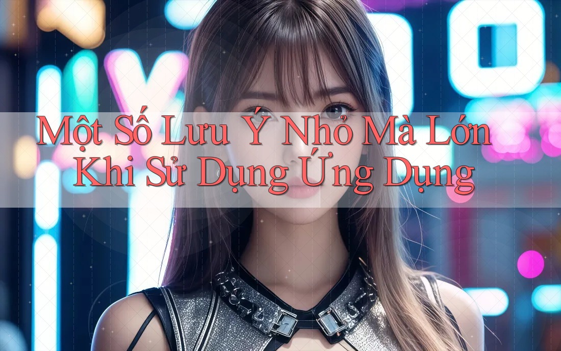 Một Số Lưu Ý Nhỏ Mà Lớn Khi Sử Dụng Ứng Dụng Một Số Lưu Ý Nhỏ Mà Lớn Khi Sử Dụng Ứng Dụng
