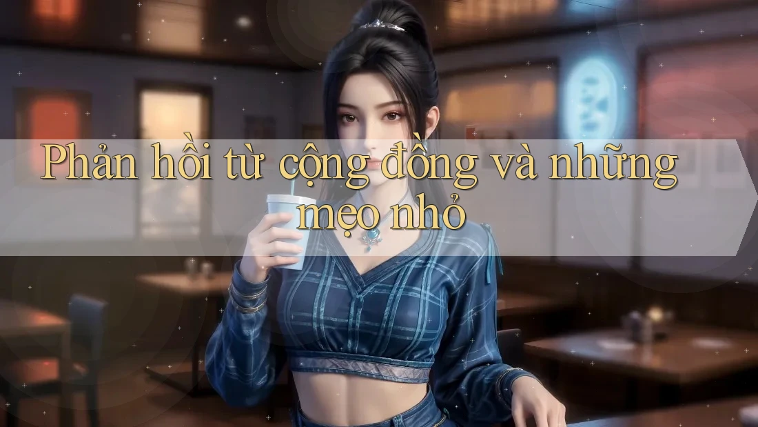 Phản hồi từ cộng đồng và những mẹo nhỏ Phản hồi từ cộng đồng và những mẹo nhỏ