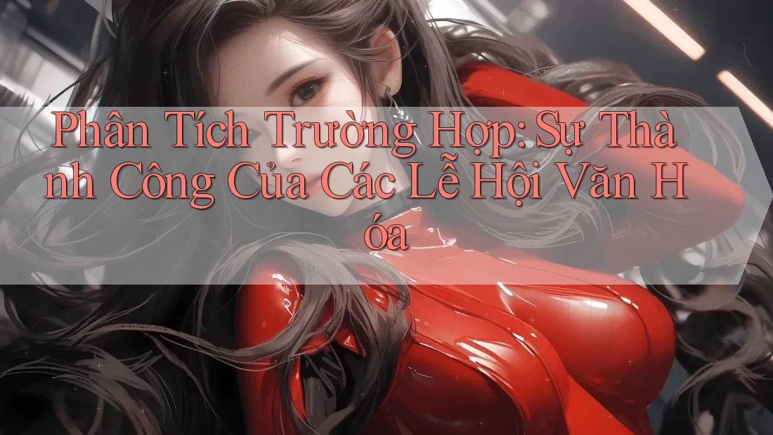 Phân Tích Trường Hợp: Sự Thành Công Của Các Lễ Hội Văn Hóa Phân Tích Trường Hợp: Sự Thành Công Của Các Lễ Hội Văn Hóa