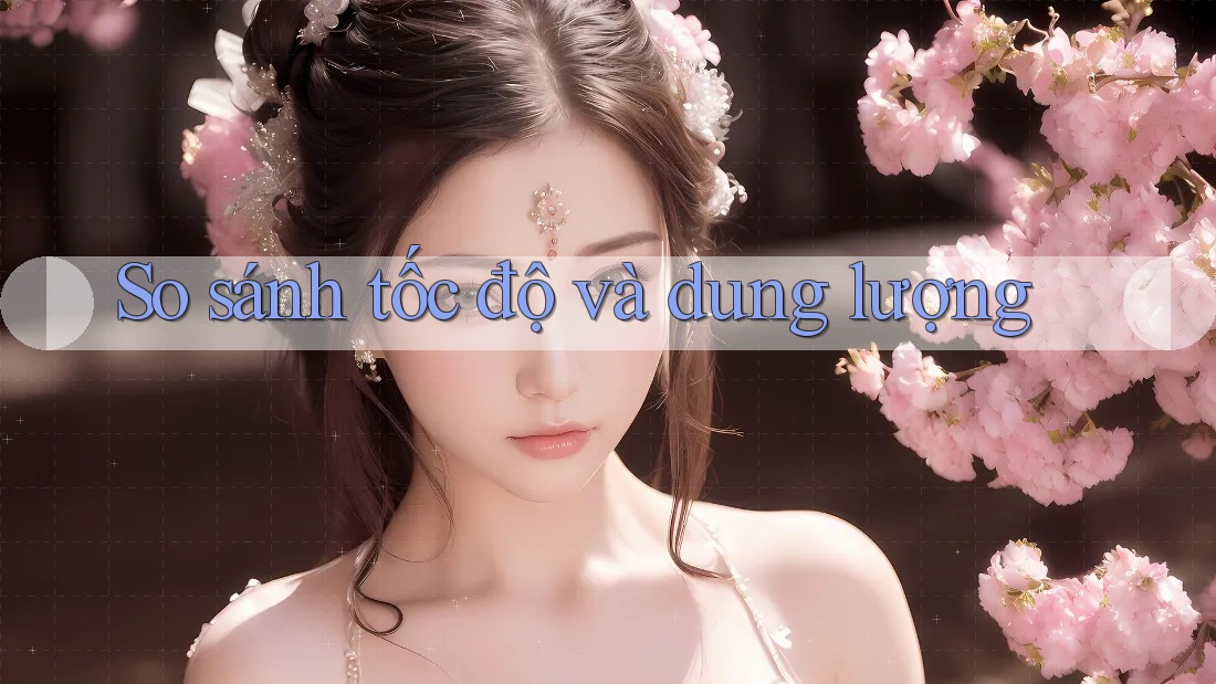 So sánh tốc độ và dung lượng So sánh tốc độ và dung lượng