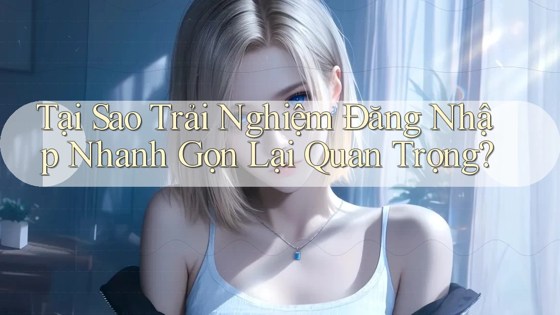 Tại Sao Trải Nghiệm Đăng Nhập Nhanh Gọn Lại Quan Trọng? Tại Sao Trải Nghiệm Đăng Nhập Nhanh Gọn Lại Quan Trọng?