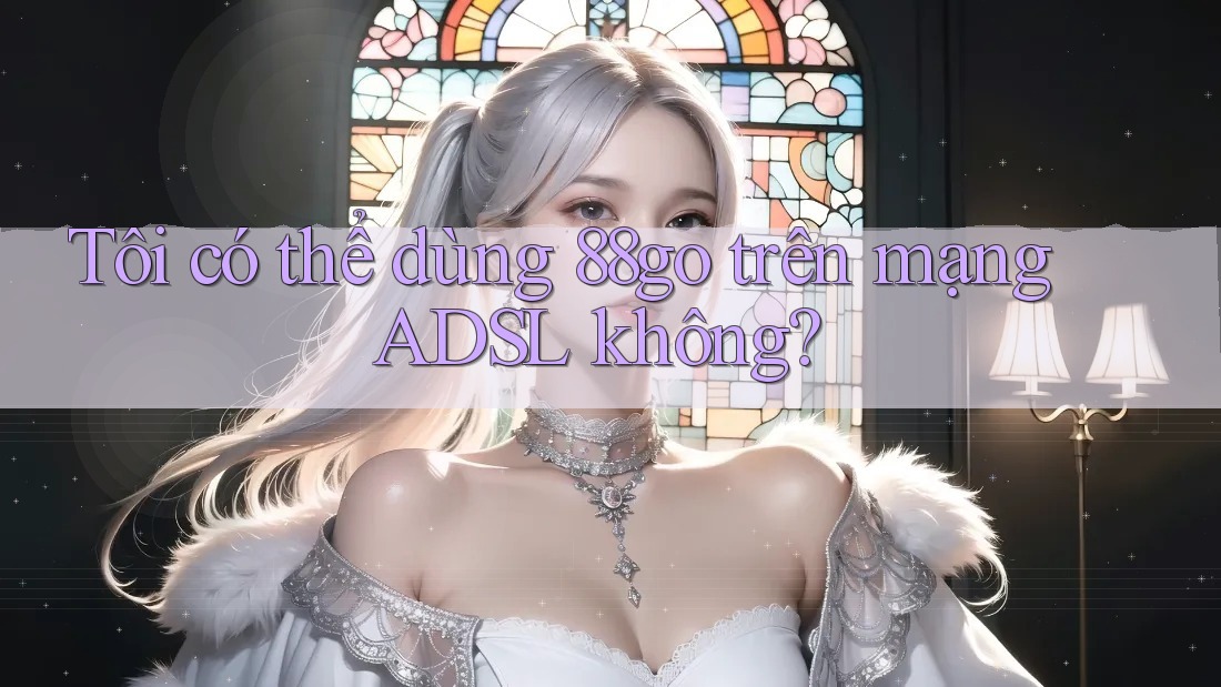 Tôi có thể dùng 88go trên mạng ADSL không?