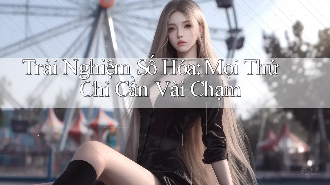 Trải Nghiệm Số Hóa: Mọi Thứ Chỉ Cần Vài Chạm Trải Nghiệm Số Hóa: Mọi Thứ Chỉ Cần Vài Chạm